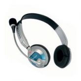 FONE + MIC. MULTILASER PRETO/PRATA PROFISSION PH026