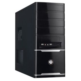 GABINETE ATX 4 BAIAS C/ FONTE BLACK PIANO GX-2355 K-MEX